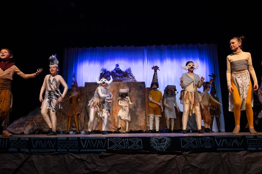 Fairview Middle students perform The Lion King, Jr.